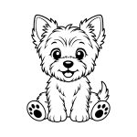 cute yorkshire terrier puppy clipart thumb svg clipart design image