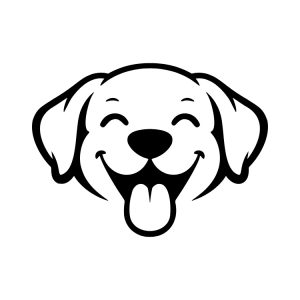 happy smiling puppy dog clipart thumb svg clipart design image